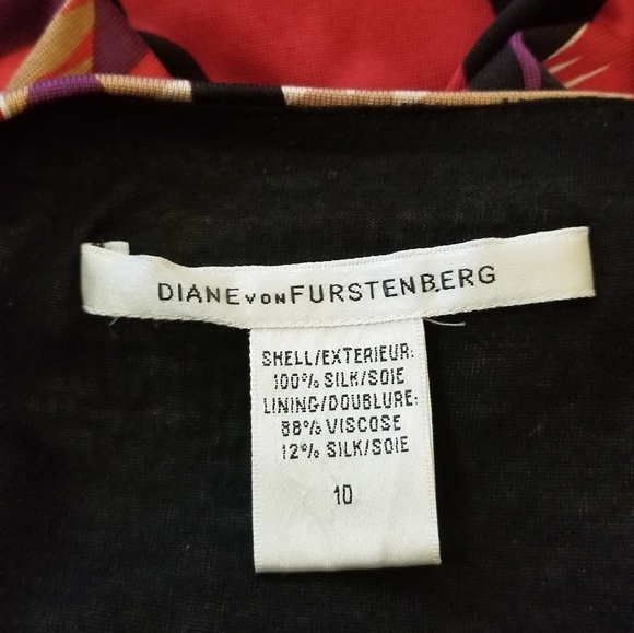Diane Von Furstenberg Revelry Silk Dress, Size 10 - Picture 2 of 10